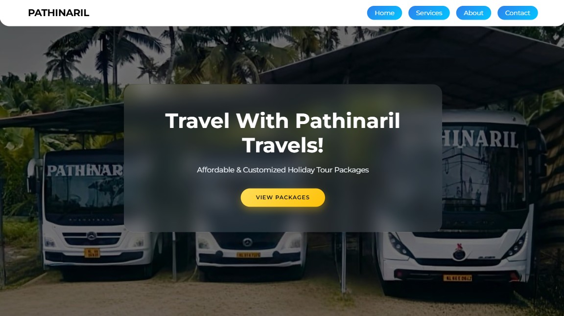 Travel Agency website designing